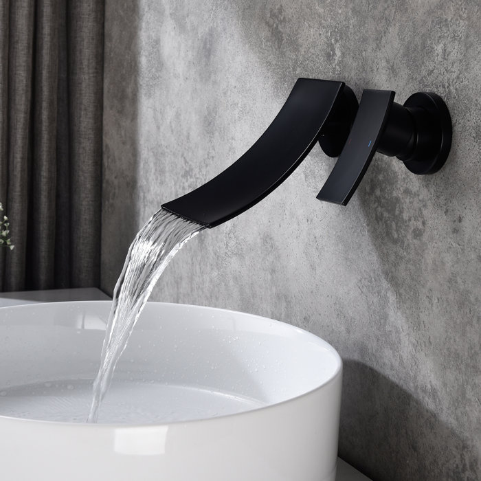 organnice Wall Mounted Faucet Single-handle Bathroom Faucet & Reviews ...